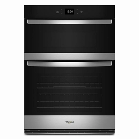 Whirlpool WOEC5030LZ 6.4 Total Cu. Ft. Combo Wall Oven With Air Fry When Connected* Wall Ovens convection wall oven with steam assist