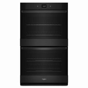 Whirlpool WOED5027LB 8.6 Total Cu. Ft. Double Wall Oven With Air Fry When Connected Wall Ovens convection wall oven with steam assist