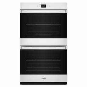 Whirlpool WOED5027LW 8.6 Total Cu. Ft. Double Wall Oven With Air Fry When Connected Wall Ovens convection wall oven with steam assist