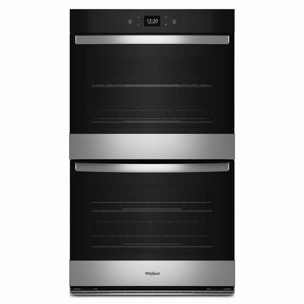 Whirlpool WOED5027LZ 8.6 Total Cu. Ft. Double Wall Oven With Air Fry When Connected Wall Ovens convection wall oven with steam assist