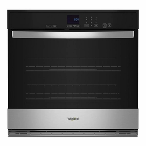 Whirlpool WOES3027LS 4.3 Cu. Ft. Single Self-Cleaning Wall Oven Wall Ovens convection wall oven with steam assist