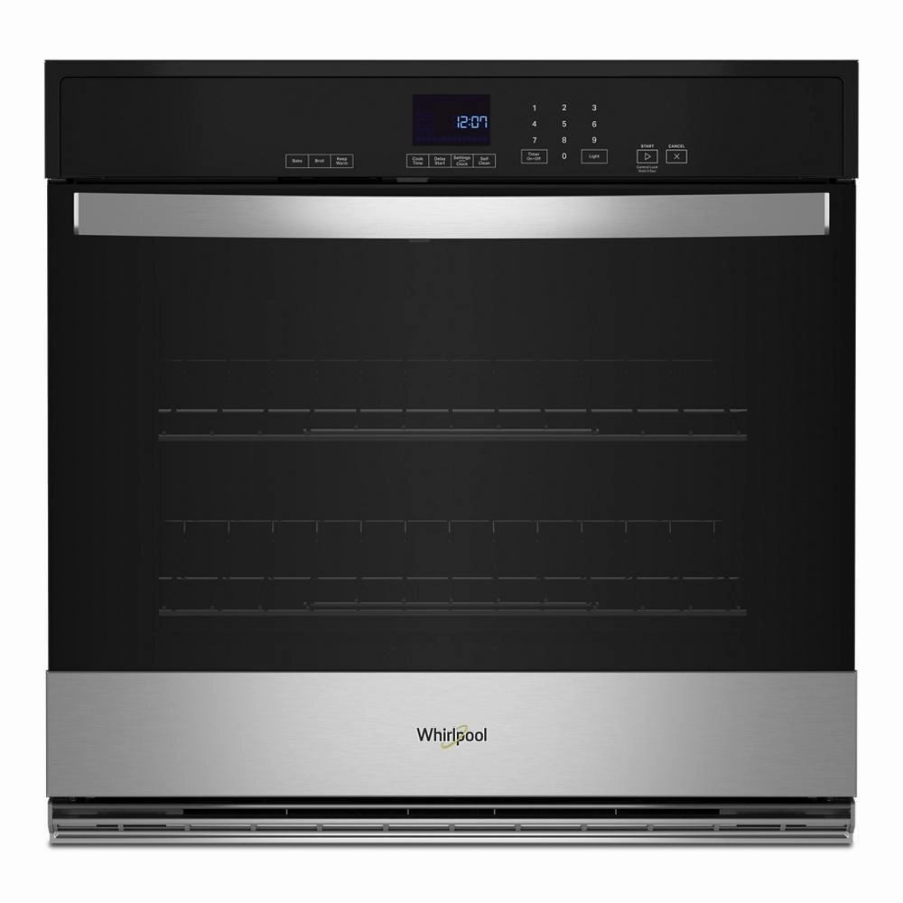 Whirlpool WOES3030LS 5.0 Cu. Ft. Single Self-Cleaning Wall Oven Wall Ovens convection wall oven with steam assist