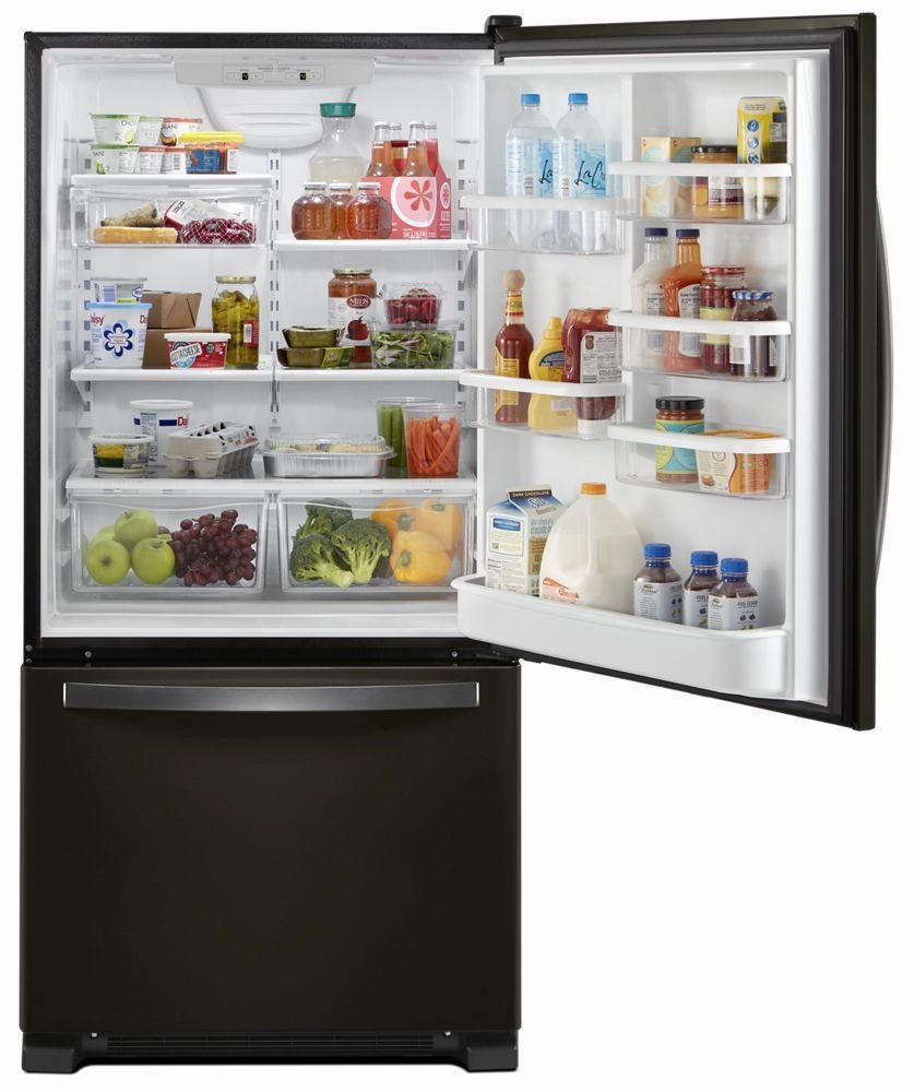 Whirlpool WRB322DMHV 33-Inch Wide Bottom-Freezer Refrigerator - 22 Cu. Ft.