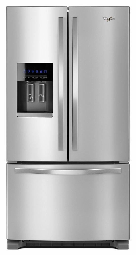 Whirlpool WRF555SDFZ 36-Inch Wide French Door Refrigerator - 25 Cu. Ft. Freestanding Refrigerators freestanding fridge freezer combo