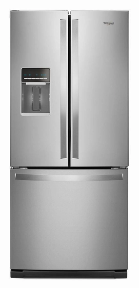 Whirlpool WRF560SEHZ 30-Inch Wide French Door Refrigerator - 20 Cu. Ft. Freestanding Refrigerators freestanding fridge freezer combo