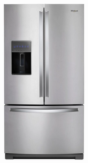 Whirlpool WRF757SDHZ 36-Inch Wide French Door Refrigerator - 27 Cu. Ft. Freestanding Refrigerators freestanding fridge freezer combo