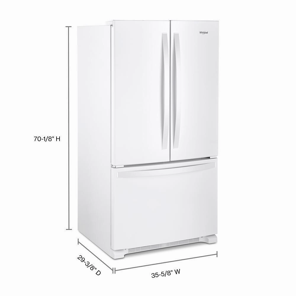 Whirlpool WRFC2036RW Whirlpool? Counter-Depth French Door Bottom Mount Refrigerator