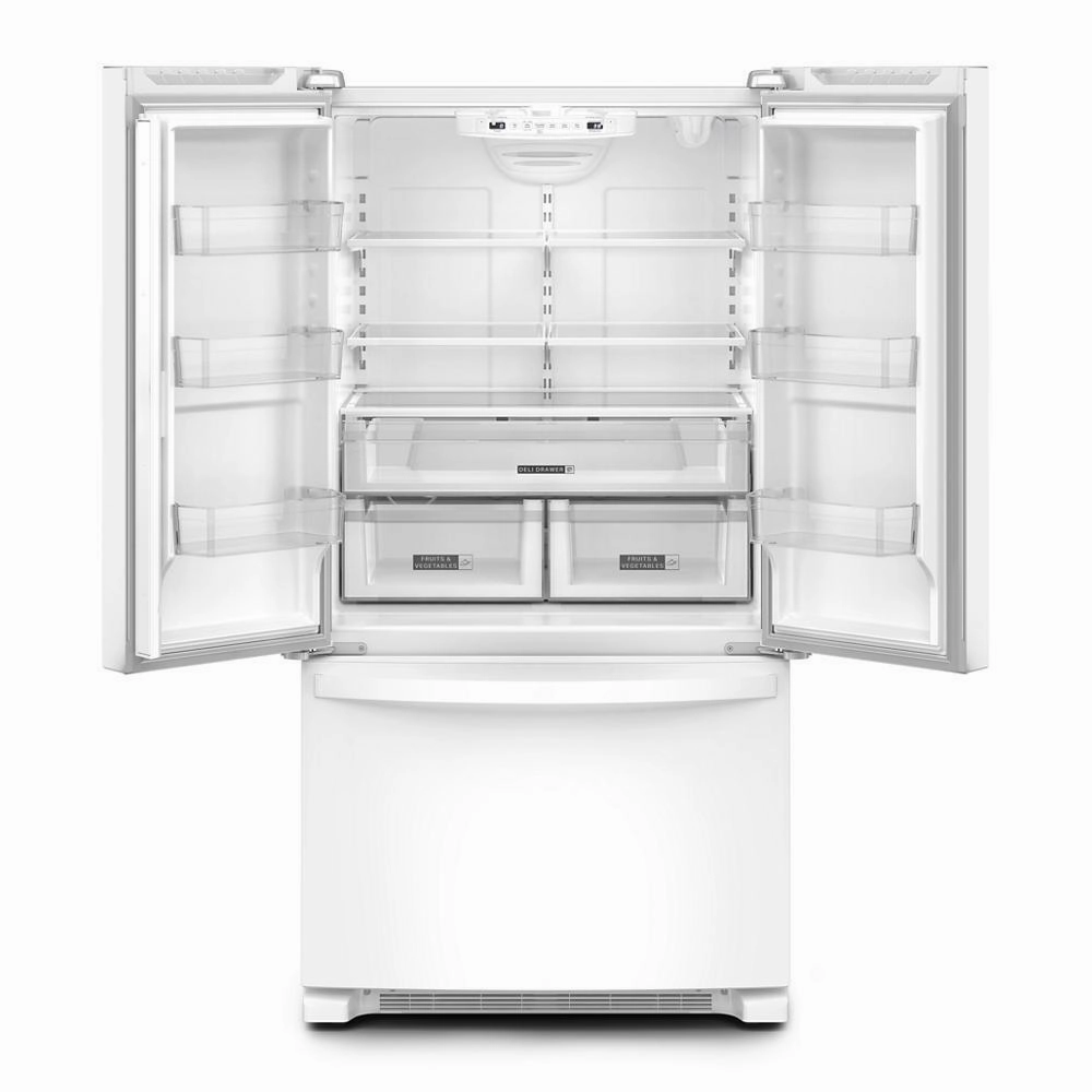 Whirlpool WRFF3036RW Whirlpool? Full-Depth French Door Bottom Mount Refrigerator