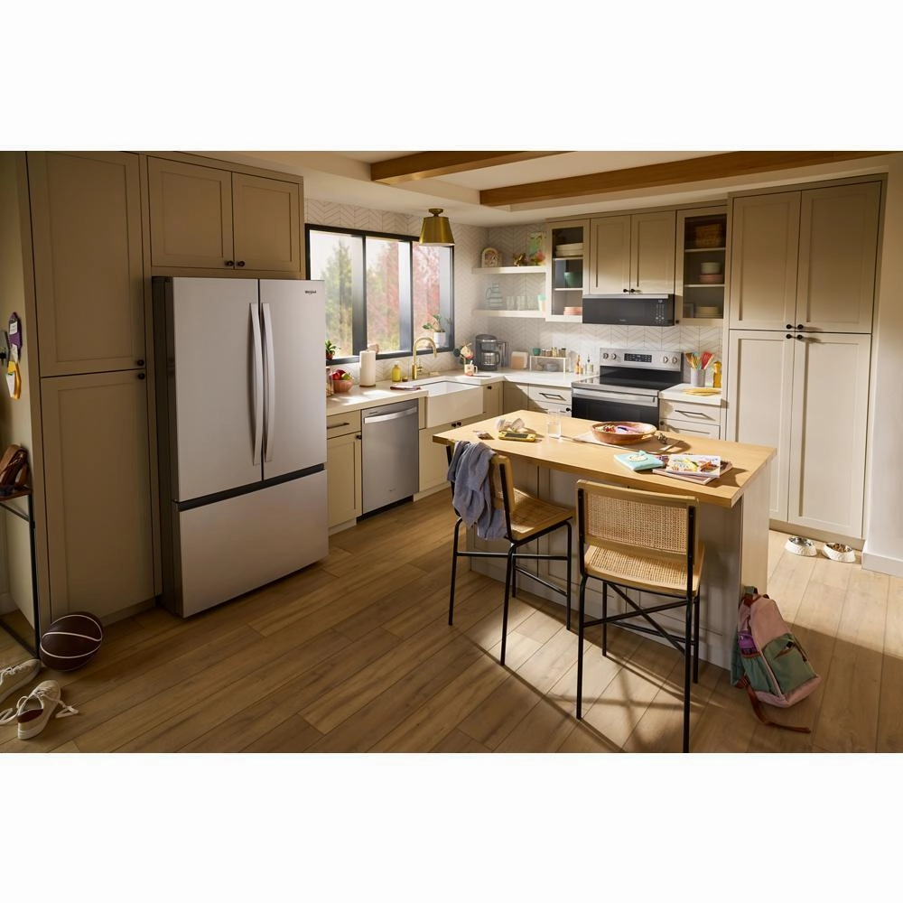 Whirlpool WRFF3336SZ 36-Inch French Door Refrigerator With Interior Water Dispenser - 31 Cu. Ft.