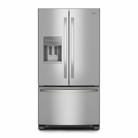 Whirlpool WRFF3436RZ Whirlpool? 36-Inch Wide French Door Bottom Mount Refrigerator Freestanding Refrigerators freestanding fridge freezer combo