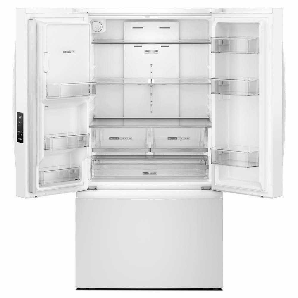 Whirlpool WRFF3536SW 36-Inch French Door Refrigerator With In-Door Water And Ice Maker - 30 Cu. Ft.
