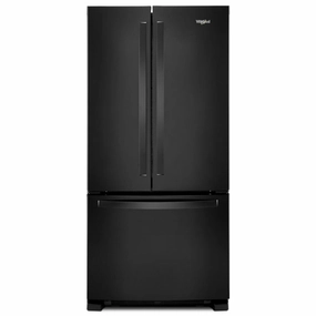 Whirlpool WRFF5333PB 33-Inch Wide French Door Refrigerator - 22 Cu. Ft. Freestanding Refrigerators freestanding fridge freezer combo