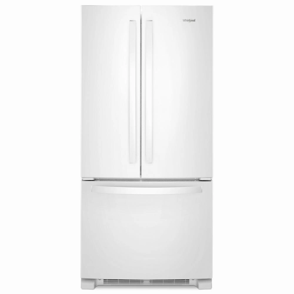 Whirlpool WRFF5333PW 33-Inch Wide French Door Refrigerator - 22 Cu. Ft. Freestanding Refrigerators freestanding fridge freezer combo