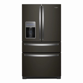 Whirlpool WRMF7736PV 36-Inch Wide 4 Door Refrigerator With Prep And Store Bins - 26 Cu. Ft. Freestanding Refrigerators freestanding fridge freezer combo