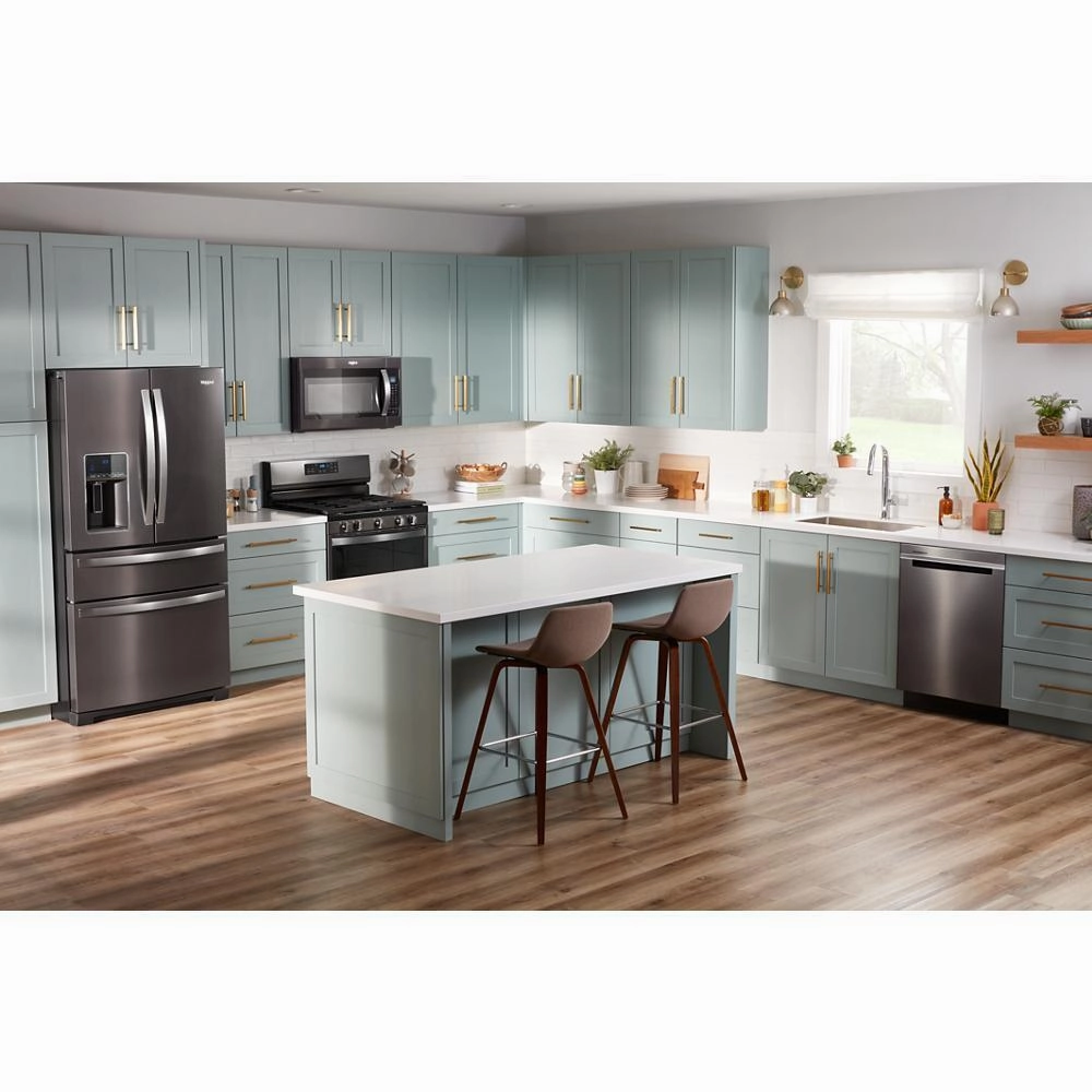 Whirlpool WRMF7736PV 36-Inch Wide 4 Door Refrigerator With Prep And Store Bins - 26 Cu. Ft.