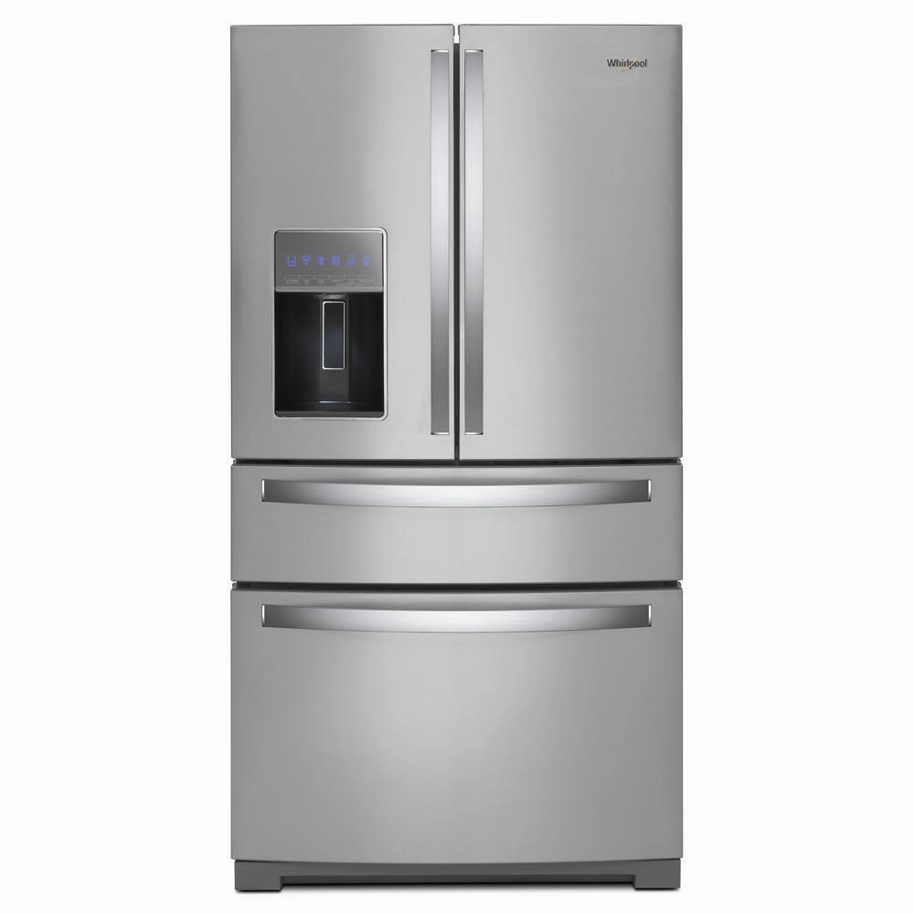 Whirlpool WRMF7736PZ 36-Inch Wide 4 Door Refrigerator With Prep And Store Bins - 26 Cu. Ft. Freestanding Refrigerators freestanding fridge freezer combo