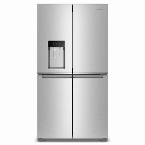 Whirlpool WRQC7836RZ 36-Inch Counter Depth 4 Door Refrigerator With Ice Maker In Door Freestanding Refrigerators freestanding fridge freezer combo