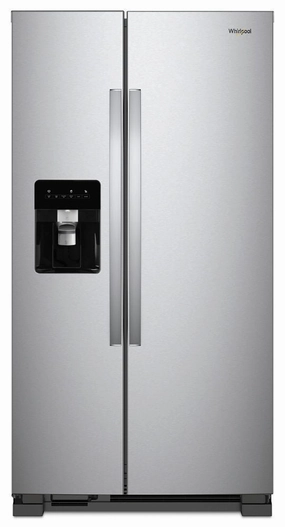 Whirlpool WRS311SDHM 33-Inch Wide Side-By-Side Refrigerator - 21 Cu. Ft. Freestanding Refrigerators freestanding fridge freezer combo
