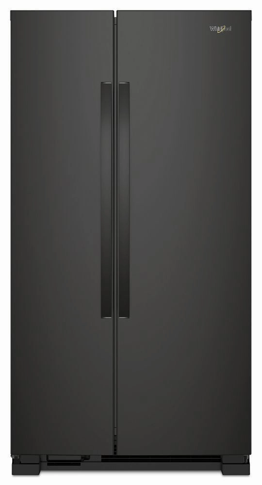 Whirlpool WRS312SNHB 33-Inch Wide Side-By-Side Refrigerator - 22 Cu. Ft. Freestanding Refrigerators freestanding fridge freezer combo