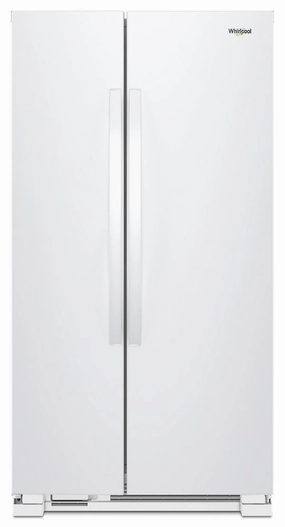 Whirlpool WRS312SNHW 33-Inch Wide Side-By-Side Refrigerator - 22 Cu. Ft. Freestanding Refrigerators freestanding fridge freezer combo