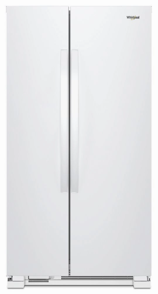 Whirlpool WRS312SNHW 33-Inch Wide Side-By-Side Refrigerator - 22 Cu. Ft. Freestanding Refrigerators freestanding fridge freezer combo
