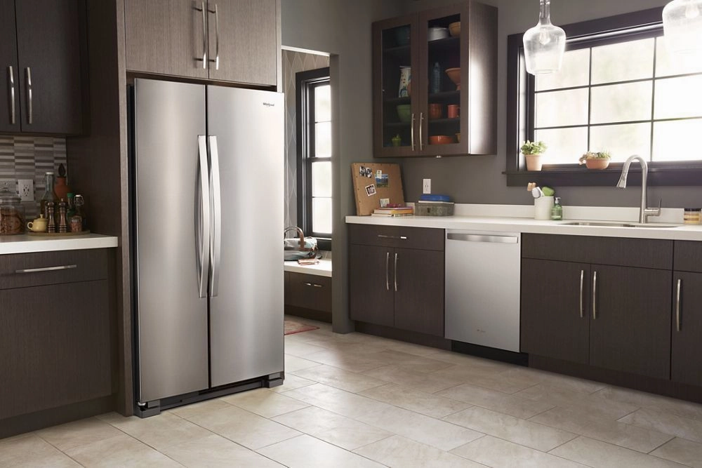 Whirlpool WRS315SNHM 36-Inch Wide Side-By-Side Refrigerator - 25 Cu. Ft.