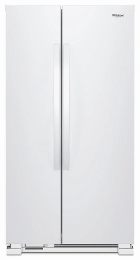 Whirlpool WRS315SNHW 36-Inch Wide Side-By-Side Refrigerator - 25 Cu. Ft. Freestanding Refrigerators freestanding fridge freezer combo