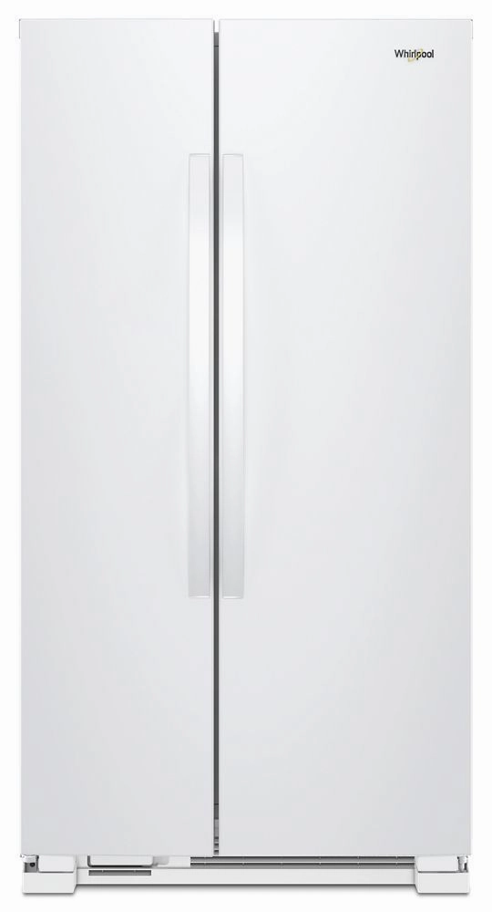 Whirlpool WRS315SNHW 36-Inch Wide Side-By-Side Refrigerator - 25 Cu. Ft. Freestanding Refrigerators freestanding fridge freezer combo