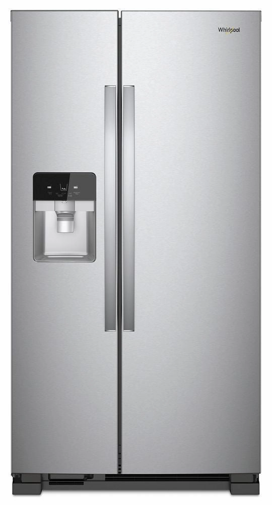 Whirlpool WRS321SDHZ 33-Inch Wide Side-By-Side Refrigerator - 21 Cu. Ft. Freestanding Refrigerators freestanding fridge freezer combo