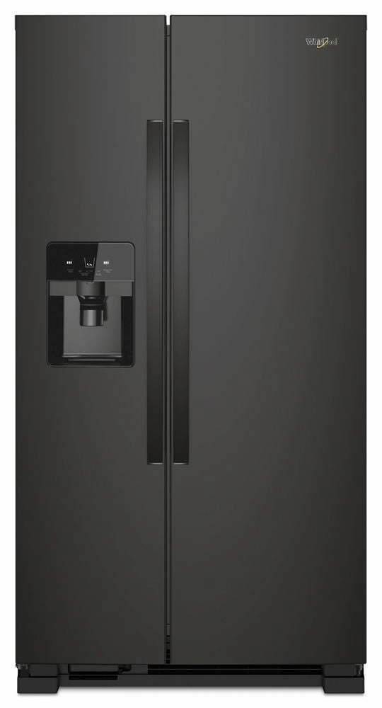 Whirlpool WRS325SDHB 36-Inch Wide Side-By-Side Refrigerator - 25 Cu. Ft. Freestanding Refrigerators freestanding fridge freezer combo