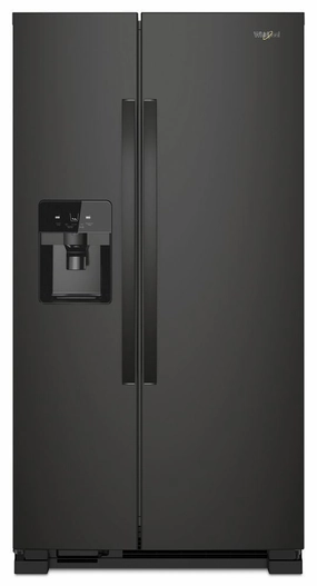 Whirlpool WRS325SDHB 36-Inch Wide Side-By-Side Refrigerator - 25 Cu. Ft. Freestanding Refrigerators freestanding fridge freezer combo