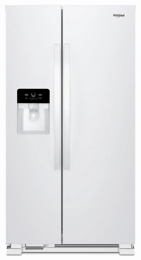Whirlpool WRS325SDHW 36-Inch Wide Side-By-Side Refrigerator - 25 Cu. Ft. Freestanding Refrigerators freestanding fridge freezer combo