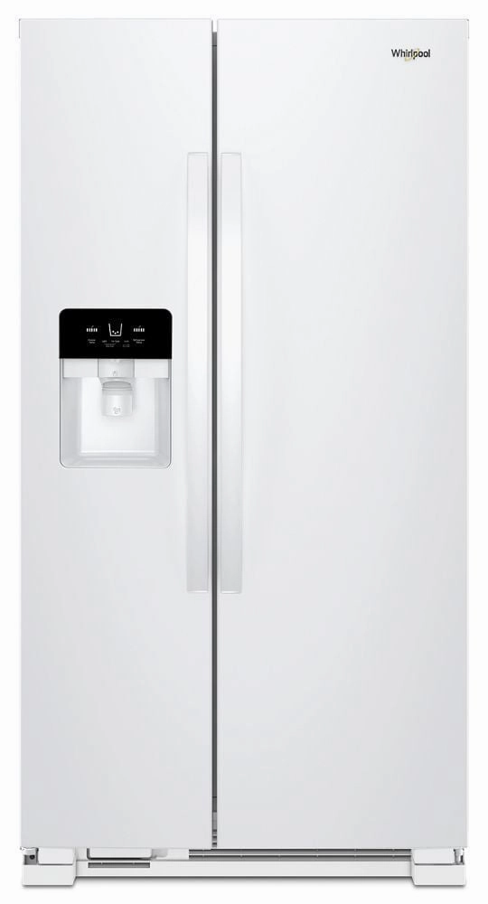 Whirlpool WRS325SDHW 36-Inch Wide Side-By-Side Refrigerator - 25 Cu. Ft. Freestanding Refrigerators freestanding fridge freezer combo