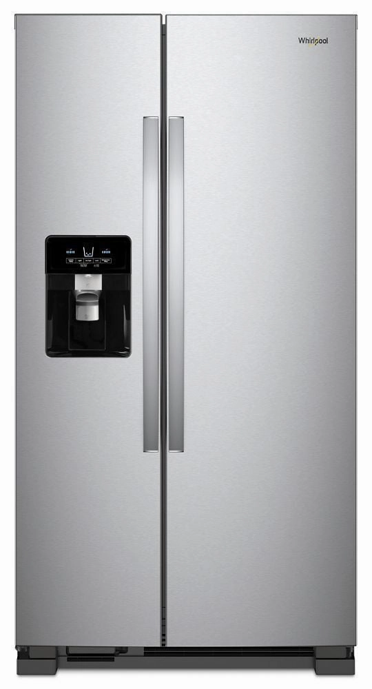 Whirlpool WRS325SDHZ 36-Inch Wide Side-By-Side Refrigerator - 25 Cu. Ft. Freestanding Refrigerators freestanding fridge freezer combo