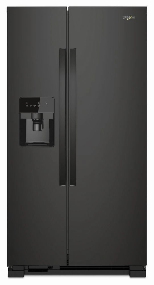 Whirlpool WRS331SDHB 33-Inch Wide Side-By-Side Refrigerator - 21 Cu. Ft. Freestanding Refrigerators freestanding fridge freezer combo