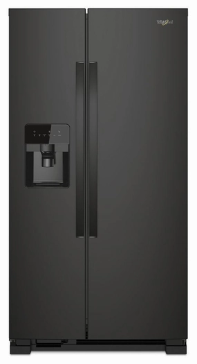 Whirlpool WRS331SDHB 33-Inch Wide Side-By-Side Refrigerator - 21 Cu. Ft. Freestanding Refrigerators freestanding fridge freezer combo