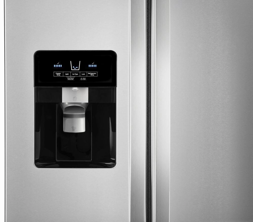 Whirlpool WRS331SDHM 33-Inch Wide Side-By-Side Refrigerator - 21 Cu. Ft.