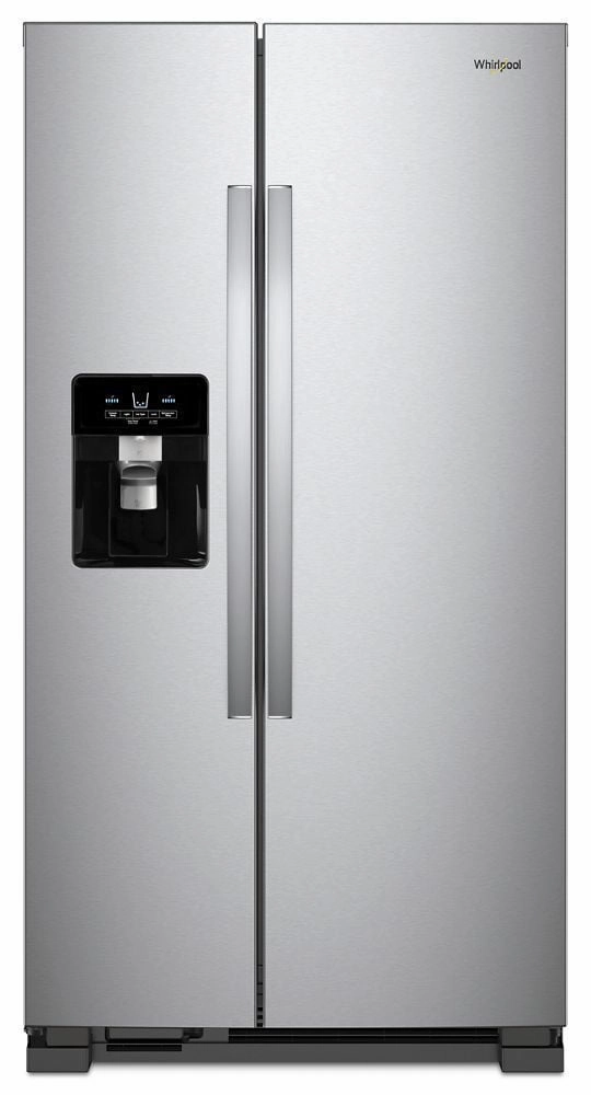 Whirlpool WRS331SDHM 33-Inch Wide Side-By-Side Refrigerator - 21 Cu. Ft. Freestanding Refrigerators freestanding fridge freezer combo