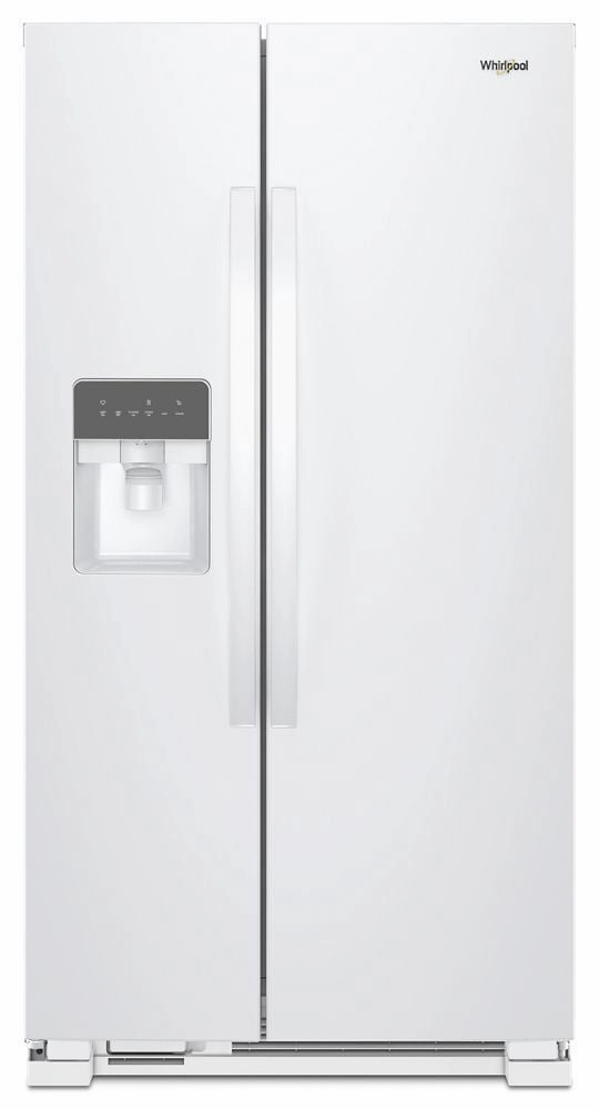 Whirlpool WRS331SDHW 33-Inch Wide Side-By-Side Refrigerator - 21 Cu. Ft. Freestanding Refrigerators freestanding fridge freezer combo
