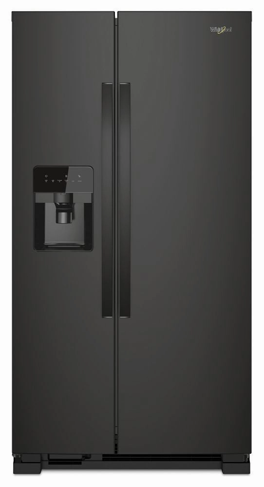 Whirlpool WRS335SDHB 36-Inch Wide Side-By-Side Refrigerator - 25 Cu. Ft. Freestanding Refrigerators freestanding fridge freezer combo