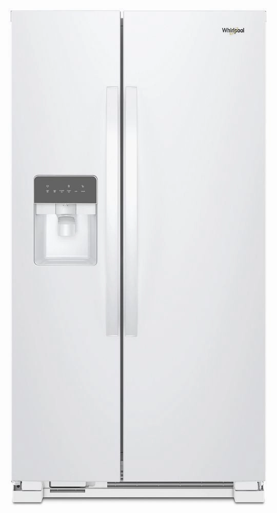 Whirlpool WRS335SDHW 36-Inch Wide Side-By-Side Refrigerator - 25 Cu. Ft. Freestanding Refrigerators freestanding fridge freezer combo