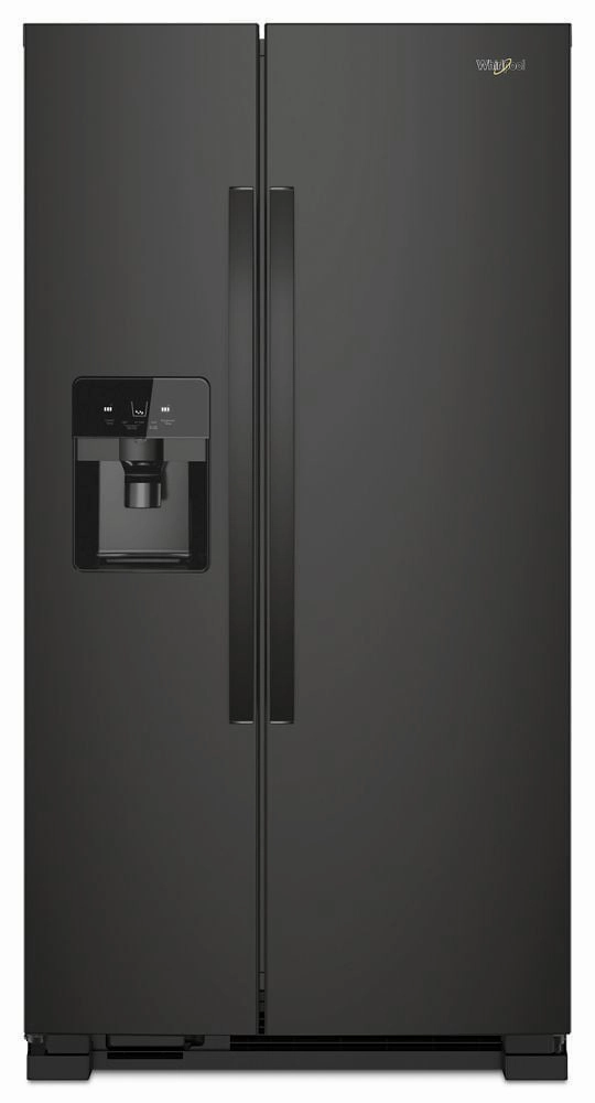 Whirlpool WRS555SIHB 36-Inch Wide Side-By-Side Refrigerator - 25 Cu. Ft. Freestanding Refrigerators freestanding fridge freezer combo