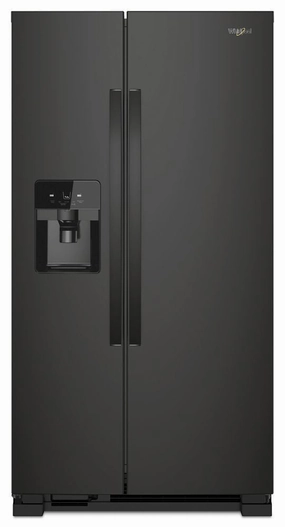 Whirlpool WRS555SIHB 36-Inch Wide Side-By-Side Refrigerator - 25 Cu. Ft. Freestanding Refrigerators freestanding fridge freezer combo