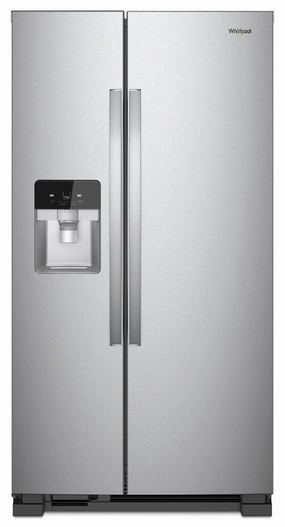 Whirlpool WRS555SIHZ 36-Inch Wide Side-By-Side Refrigerator - 25 Cu. Ft. Freestanding Refrigerators freestanding fridge freezer combo