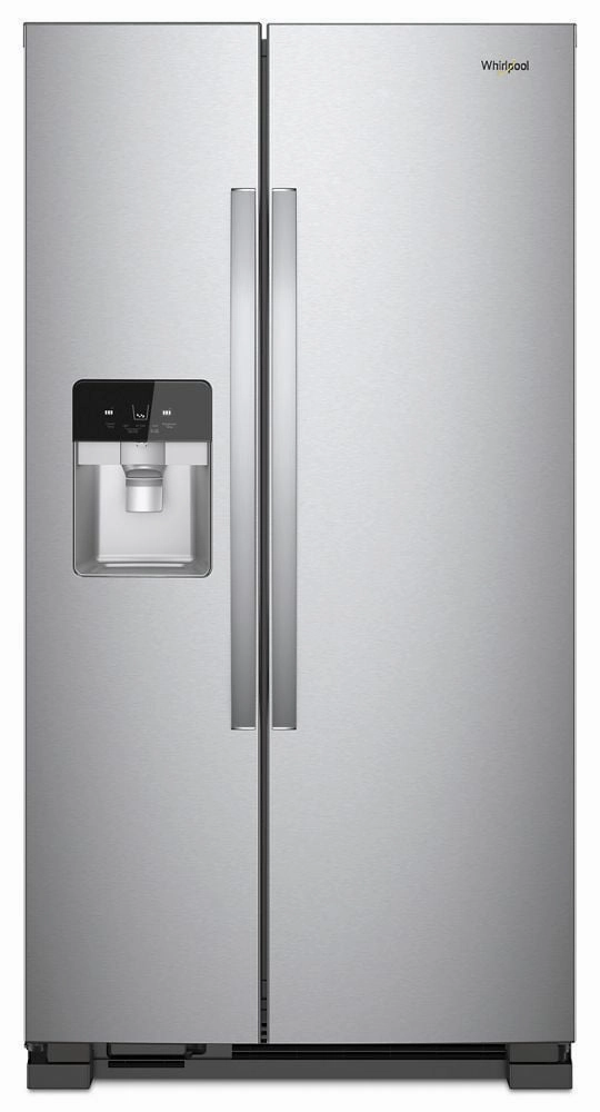 Whirlpool WRS555SIHZ 36-Inch Wide Side-By-Side Refrigerator - 25 Cu. Ft. Freestanding Refrigerators freestanding fridge freezer combo