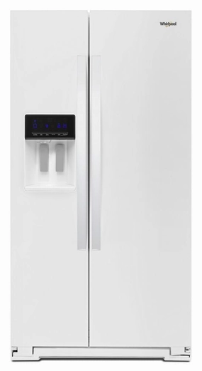 Whirlpool WRS571CIHW 36-Inch Wide Counter Depth Side-By-Side Refrigerator - 21 Cu. Ft. Freestanding Refrigerators freestanding fridge freezer combo