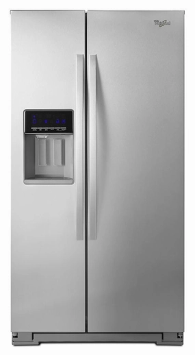 Whirlpool WRS586FIEM 36-Inch Wide Side-By-Side Refrigerator With Temperature Control - 26 Cu. Ft. Freestanding Refrigerators freestanding fridge freezer combo