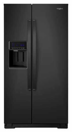 Whirlpool WRS588FIHB 36-Inch Wide Side-By-Side Refrigerator - 28 Cu. Ft. Freestanding Refrigerators freestanding fridge freezer combo