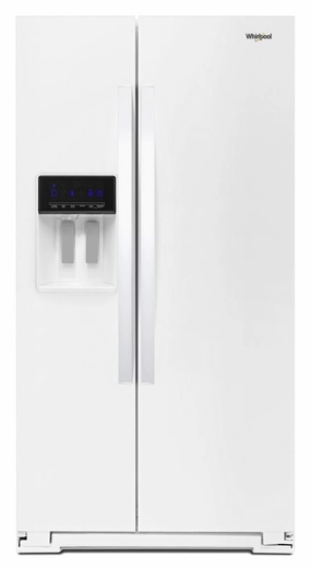 Whirlpool WRS588FIHW 36-Inch Wide Side-By-Side Refrigerator - 28 Cu. Ft. Freestanding Refrigerators freestanding fridge freezer combo