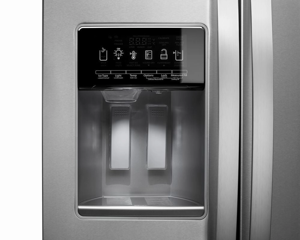 Whirlpool WRS973CIHZ 36-Inch Wide Side-By-Side Counter Depth Refrigerator - 23 Cu. Ft.